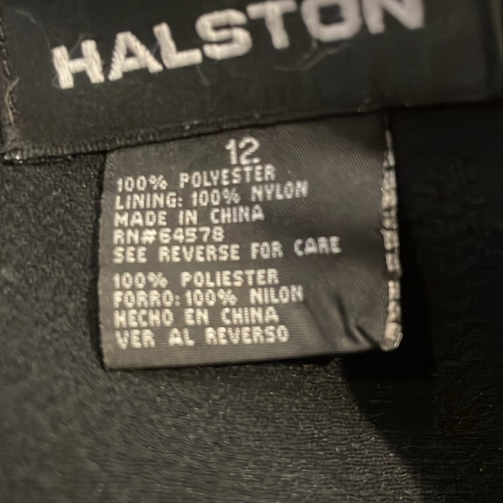 Halston Lined Button Down Blazer Jacket Size 12 - image 8